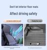 Right-Hand Drive Tesla Model Y/3 Refresh Foot Pad Carpet for Hong Kong - Front & Rear Trunk