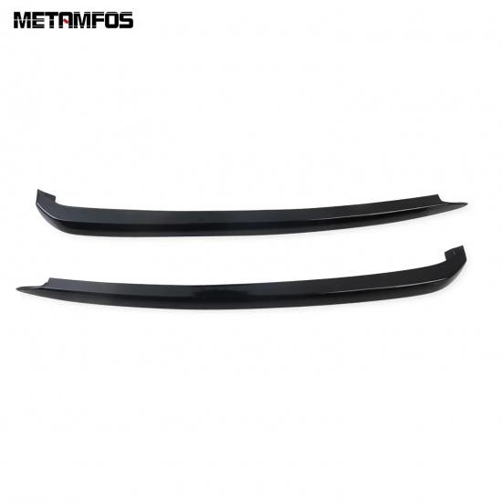For Mazda 6 M6 Atenza - 2024 Carbon Fiber Front Fog Light Lamp Eyelid Eyebrow Foglight Molding Trim Car Accessories