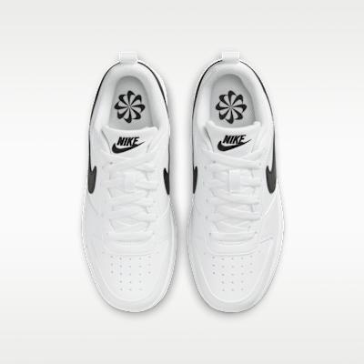 Nike Court Borough Low Recraft White Black (GS)