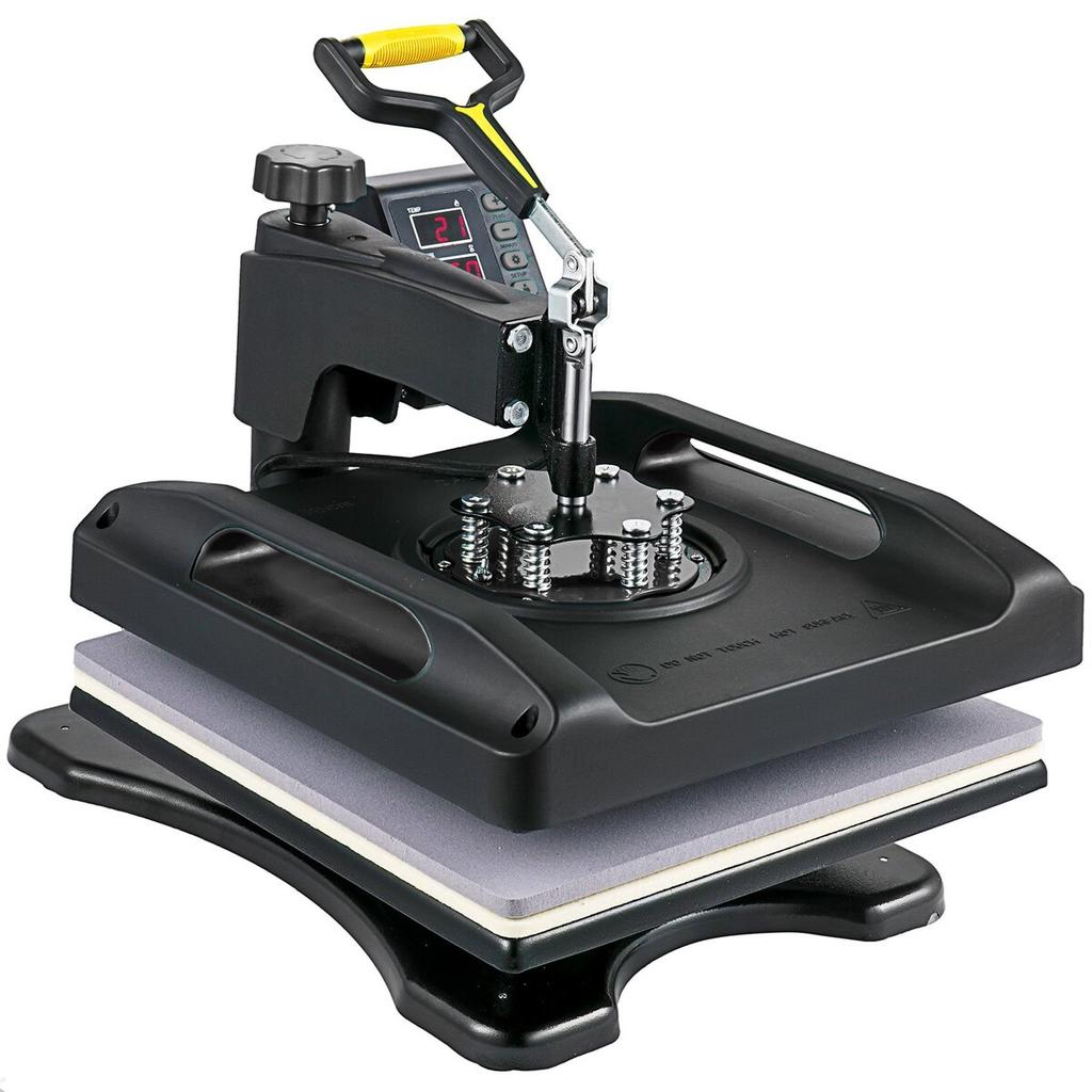 Heat Press Machine 15 x 15 Inch 8 In 1 Heat Press 1000W Sublimation Machine 360° Rotation Swing Away Heat Press 8 In 1 Shirt Printing Machine