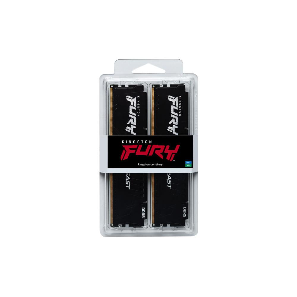 KINGSTON DDR5 32GB 5600MHz CL40 KITx2 FURY Bst Blck