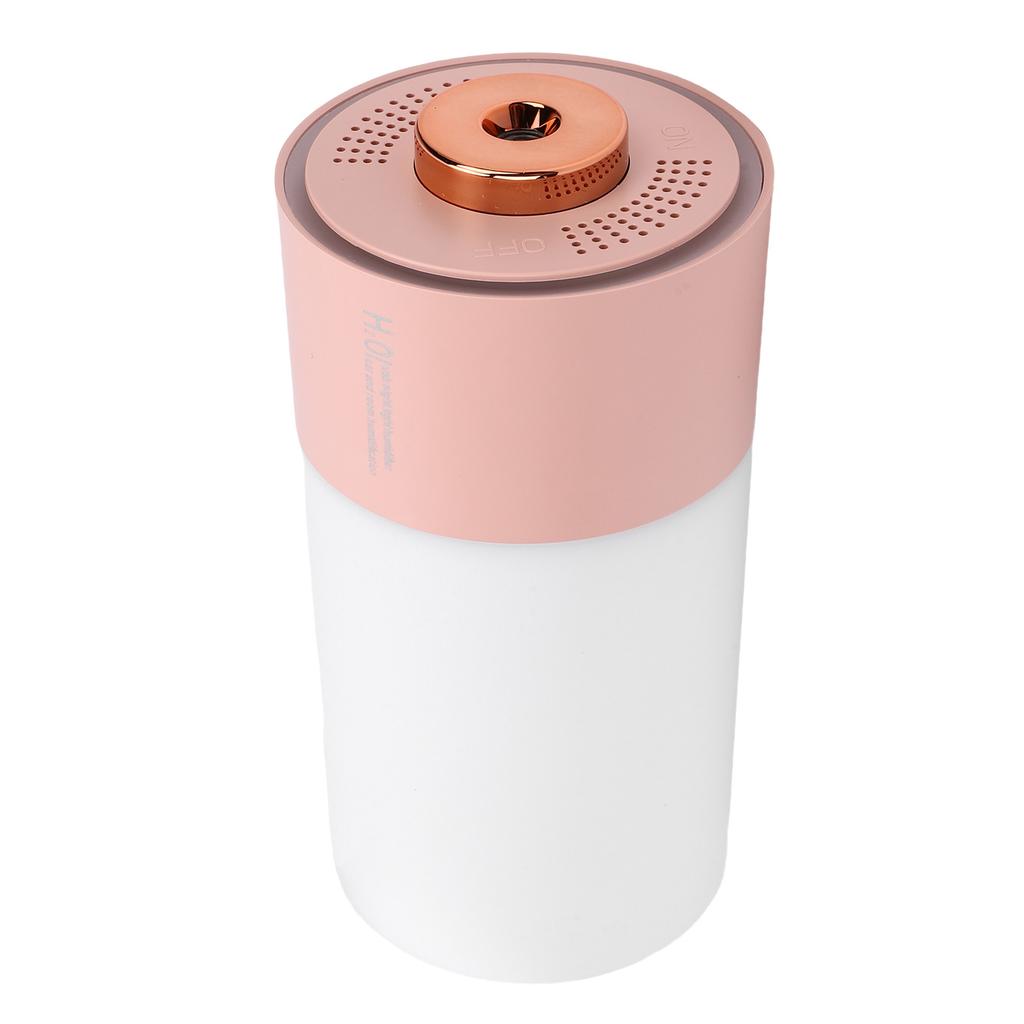 Colorful Humidifier 300ml Large Capacity Quiet Cool Mist Small Desk Humidifier for Travel Car  