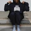 European Size Women's Autumn Heavyweight High Neck Casual Hoodie