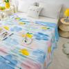 Air Condition Thin Blanket Summer Quilt Cover Cool Summer Cotton Quilt King Size Lace Free Shipping Down Blue Bedding Set Washed