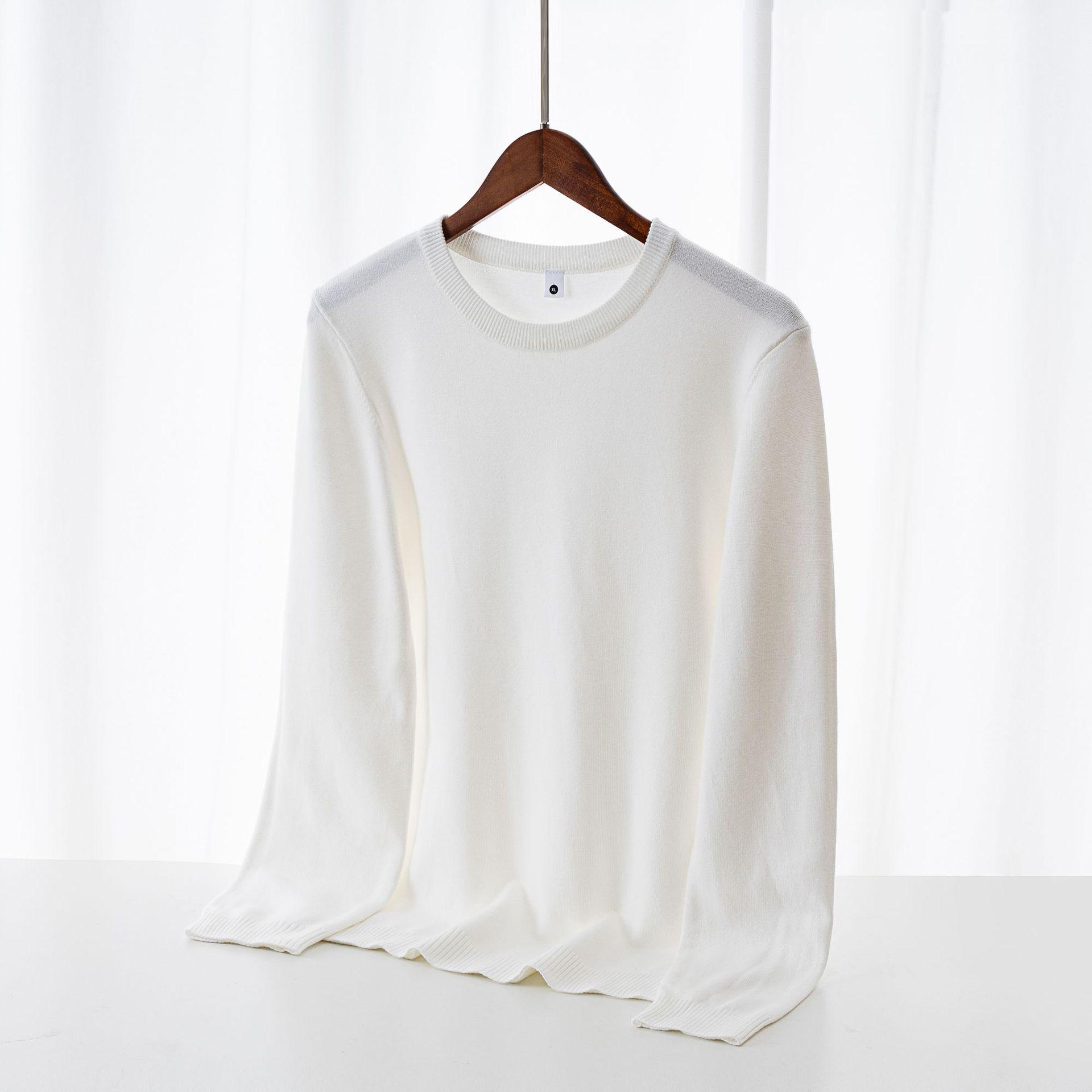 Men s 2025 Autumn/Winter Lazy Style Round Neck Knit Pullover Sweater M