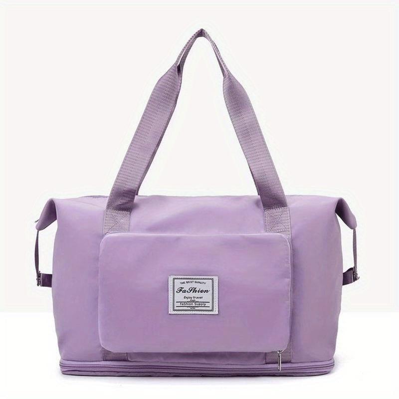 1Pc Large Capacity Folding Travel Bags Waterproof Oxford Luggage Tote Handbag Travel Duffle Bags for Women Gym Yoga Storage Bags