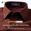 Men's Wool Blend Business Casual Long-Sleeve Shirt