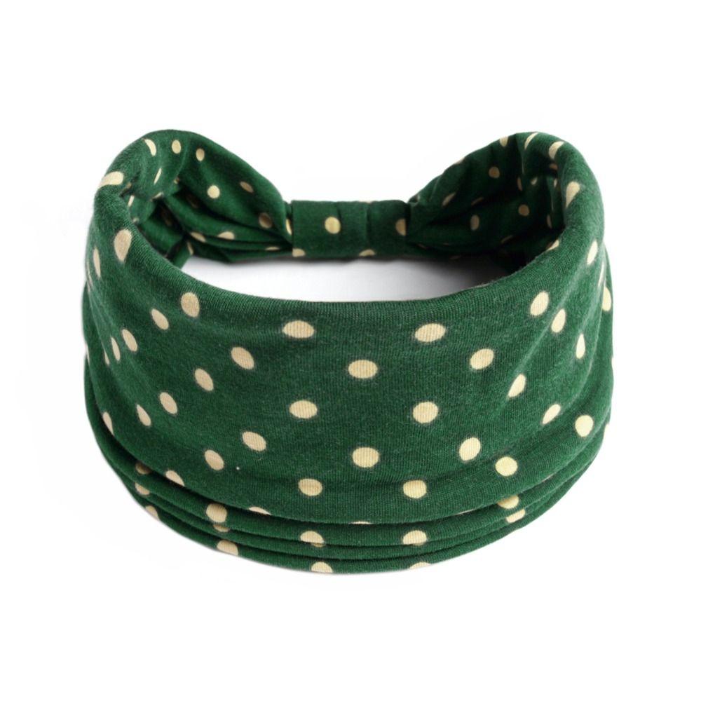 Women Wide Headband African Pattern Cotton Stretch Sports Headband Elastic Non Slip Yoga Hair Band for Birthday Party