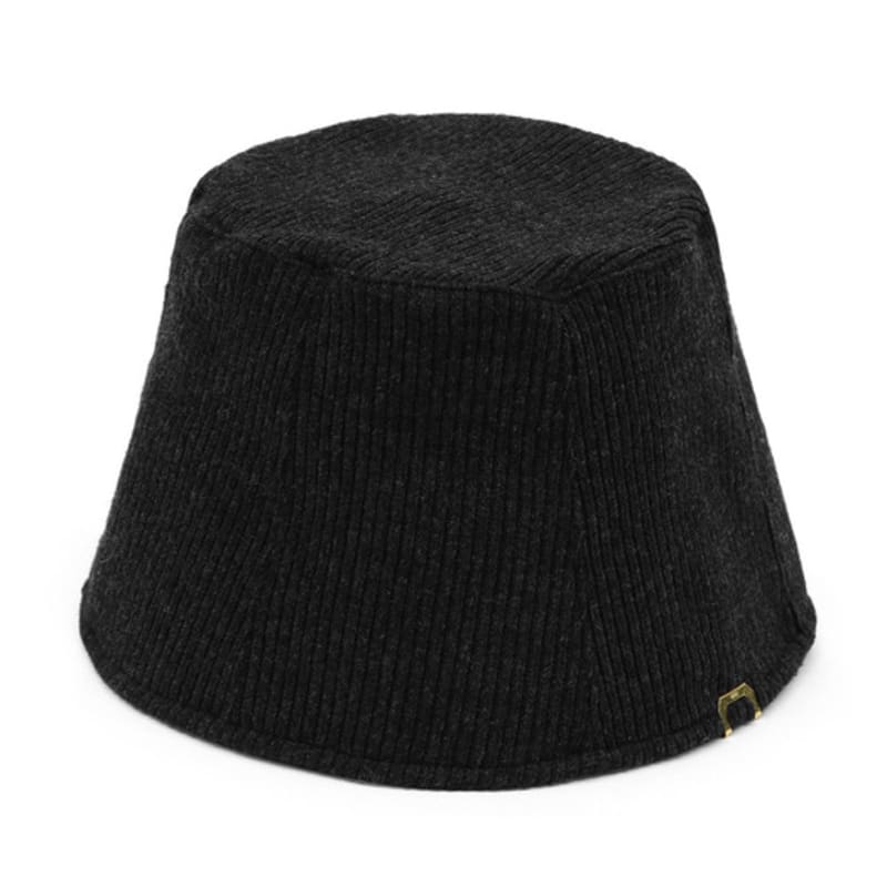 UNDERCONTROL studio STAND BUCKET / STRIPE KNIT / M ANTHRAZIT