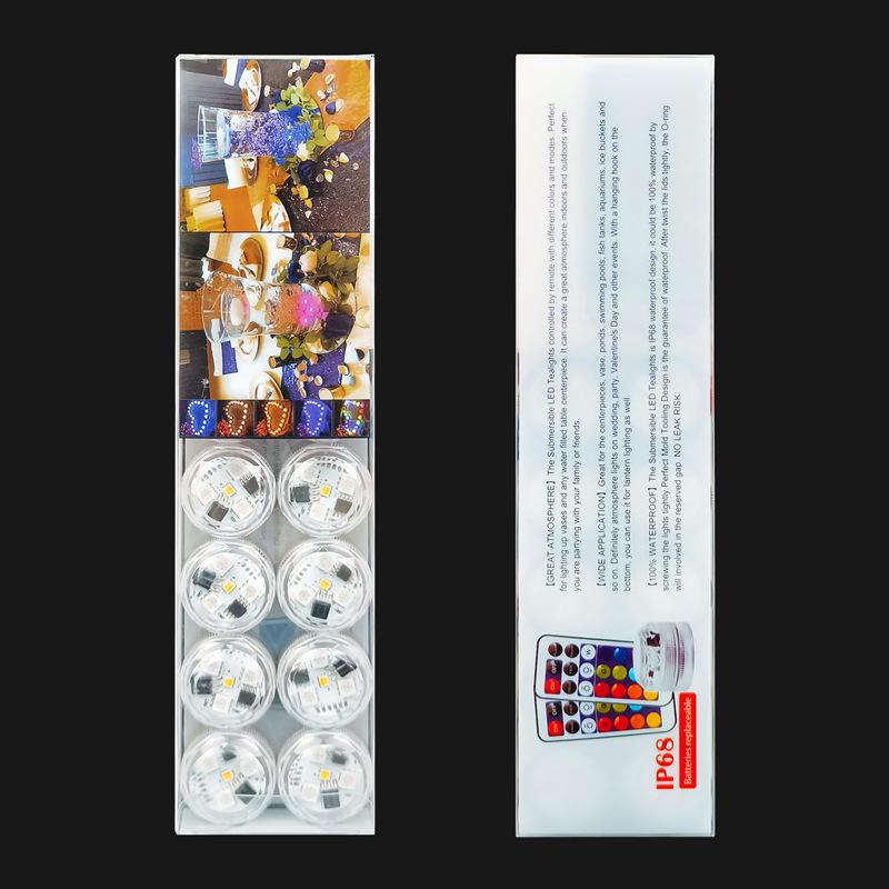 Knob-Type Waterproof LED Diving Candle Light for Fish Tanks - Colorful Underwater Micro-Landscape Decoration Light