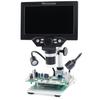 Mikroskop Cyfrowy X1200 12Mp Hd Lcd 1080P Z Podwójnym Oświetleniem