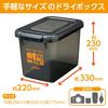 HAKUBA Dry Box NEO Smoke Storage Made In Mold and Moisture Includes Desiccant 9.5L KMC-40 Moisture-Proof Case, Japan, Stackable, Preventive,