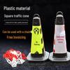 Reflective Plastic Traffic Cone - No Parking Warning Barrier Roadblock