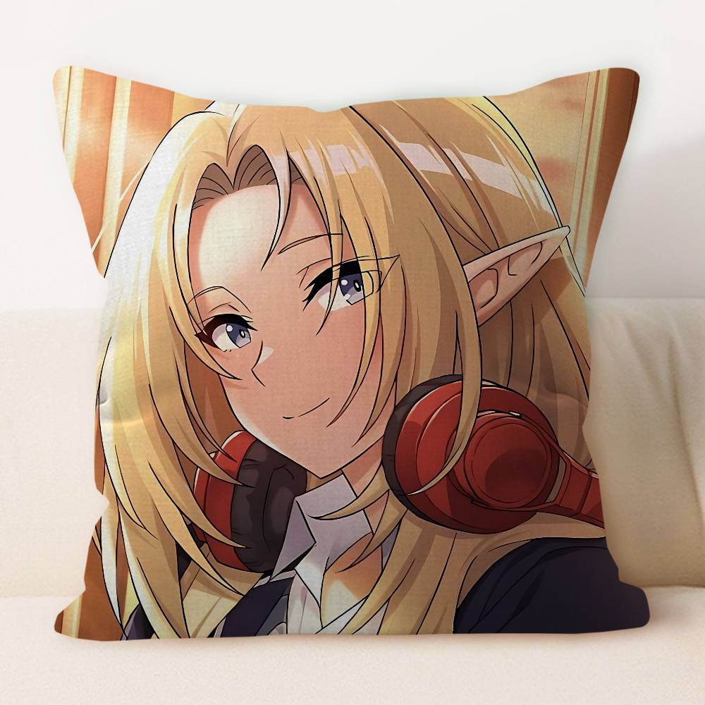 The Eminence In Shadow Cover With Short Plush Print For Living Room Sofa Decoration Cushion Cover Pillow Covers