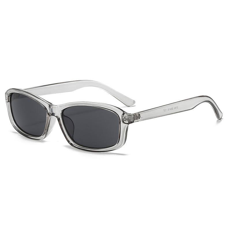 Retro Simple Square Full Rim Fashionable Sunglasses for Women Men Outdoor Sun Protection Vacation Driving Trendy Glasses