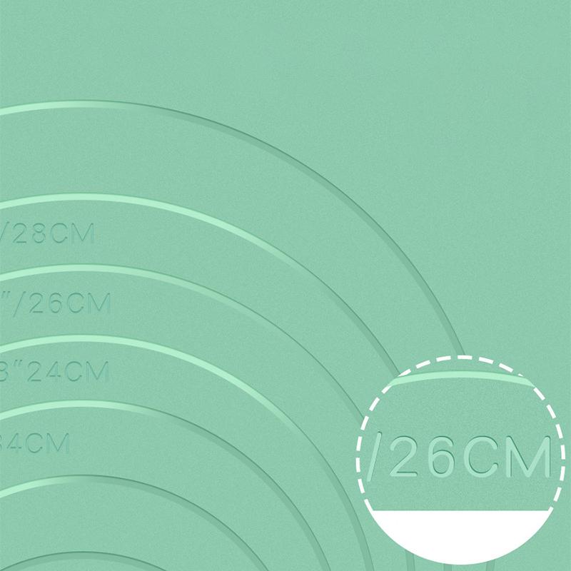 Extra große Silikon-Backmatte, antihaftbeschichtet, verdickt, zum Ausrollen von Teig, Süßwaren, Knetpad, Gebäck, Kuchen, Küchenhelfer