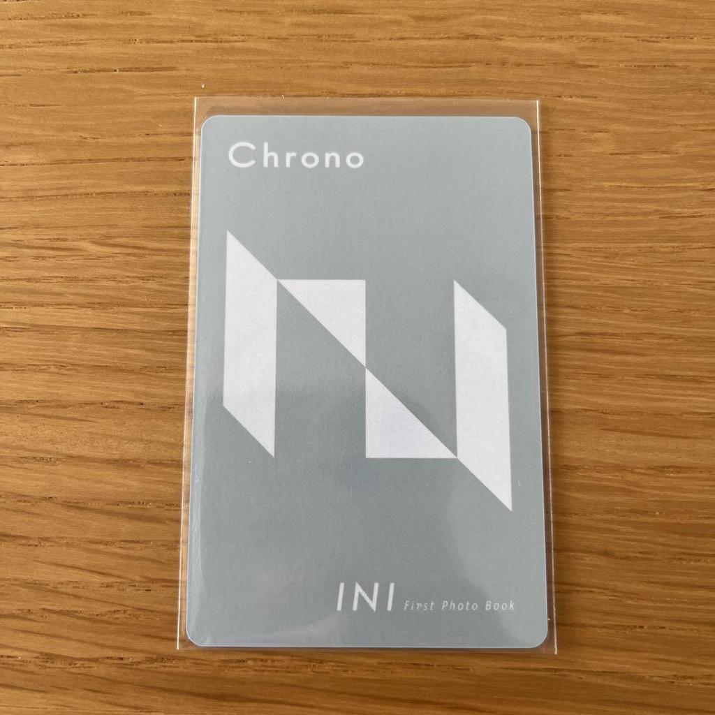 [USED] INI Shogo Tajima Trading Card Photo Book Chrono