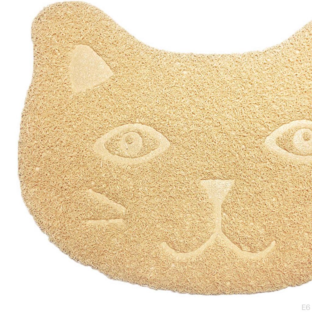 Cat Bowl Mat Dog Food Placemat Pet Feeding Tray Non Slip PVC Material Suitable for Small Dogs