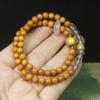 6mm Sandalwood Double Layer Bracelet Five Sutras Agate Sliding Ring Personalized DIY Wooden Hand Jewelry