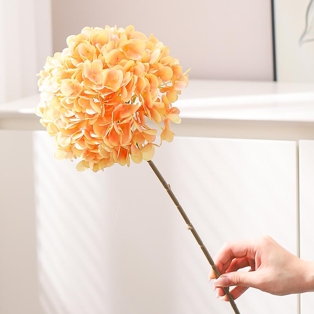 

1Pcs Hydrangea Artificial Flowers Bouquet 75CM Big Fake Flower For Home Decor Party Supplies Wedding Decoration Vase Accessories