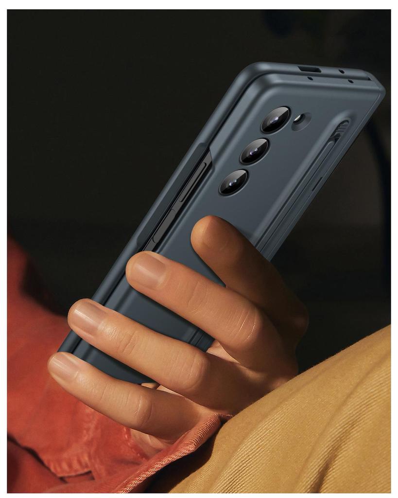 Samsung Z Fold8 Ultra Telefoonhoesje met Pennenhouder & Schermbeschermer voor Fold7/6, Stylus Stand.