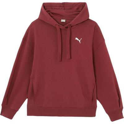 Her Hoodie Tr Casual Αθλητικό Φούτερ με Κουκούλα Γυναικεία Φούτερ Μπορντό 679604-22