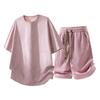 Sports Suit Men's Casual Pants Men's T-shirt Men's Two-piece Loose Casual Shorts Suit