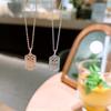 Hollow Abacus Necklace for Women's Retro Ethnic Style Fashion Collarbone Chain for Wealth and Luxury Versatile Necklace