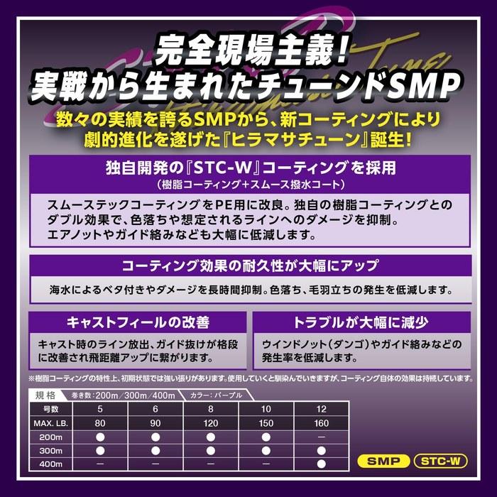 [Varivas] Avani Casting PE SMP Hiramasa Tune X8 200m 8 Viola