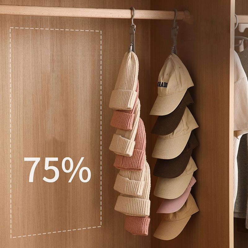 Cap Clip Hat Storage Clip Hat Storage Display Rack Baseball Cap Hanger Suitable For Closet Doors And Bedrooms