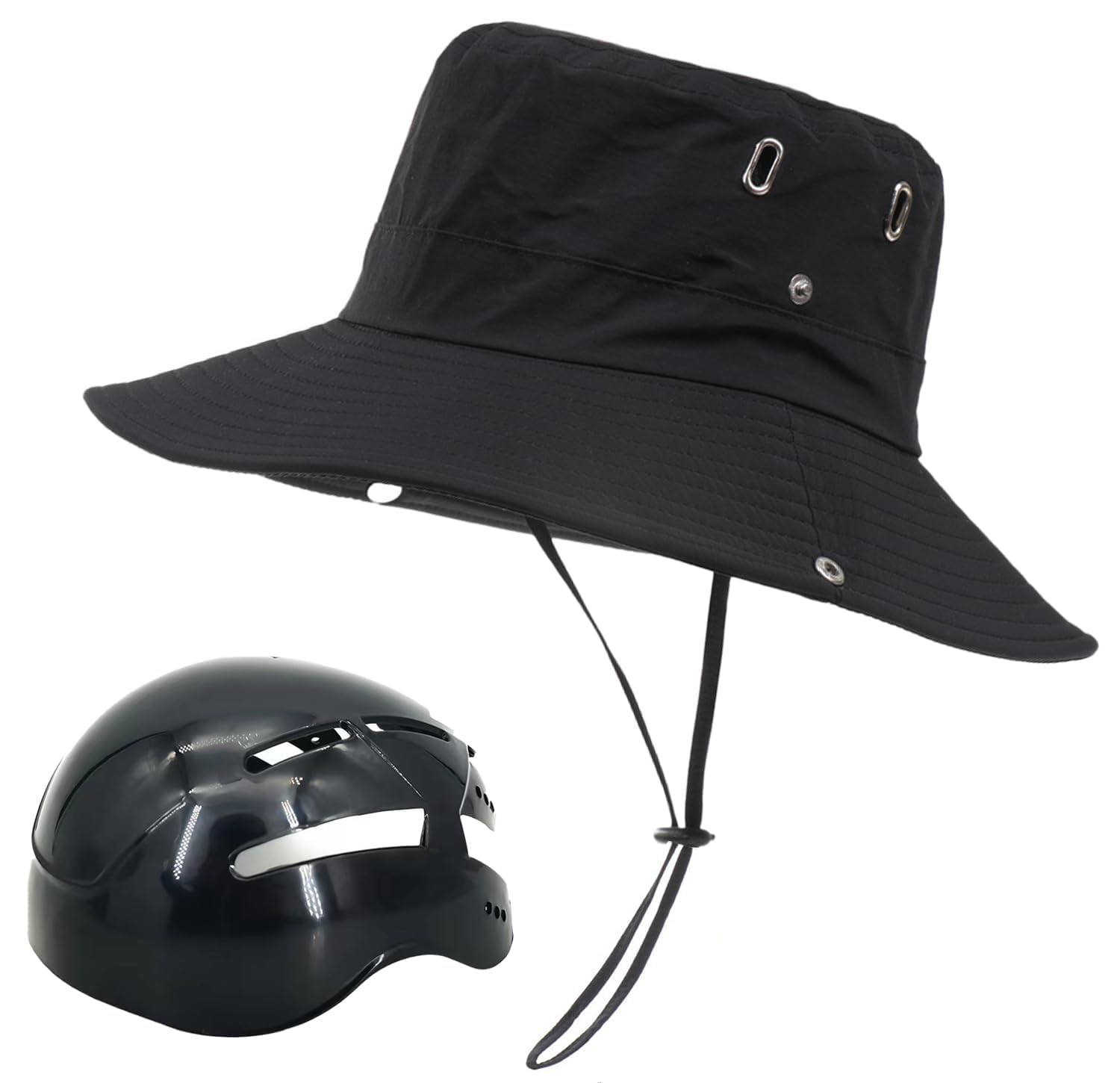 

AUFDOPF Велосипедная шапка CE Велосипедная шапка Стиль Подходит для окружности головы с подбородочным ударом для повседневного и школьного шлема, Встроенный стиль, Сертифицированный, Шлем, чёрный