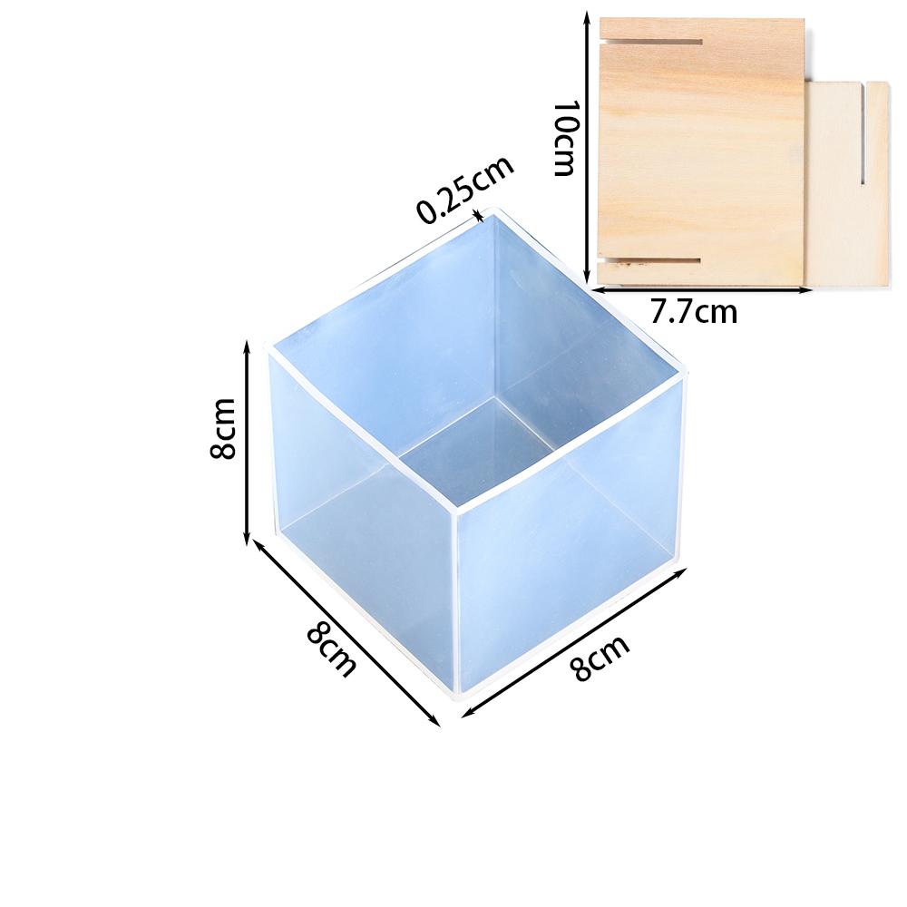 15mm-80mm 3D Square Silicone Mold Crystal Epoxy Resin Casting Muold for DIY Epoxy Resin Crafts Table Home Decoration Tools