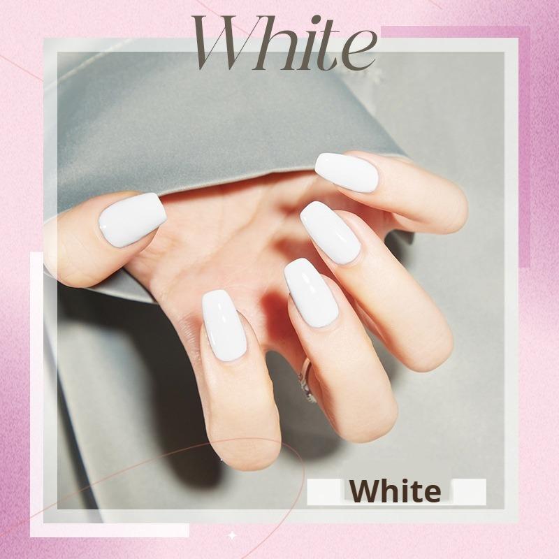 Water-based Nail Polish, No Baking Required, Quick-drying, Long-lasting, Peel-off, Suitable for Autumn and Winter, Clear Nude Nail Polish