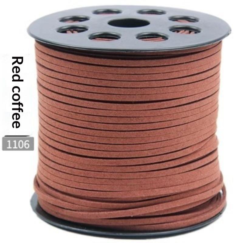 82Meters Suede Rope Leather Cords Woven Cord Wire Necklace Bracelet Diy Handmade Jewelry Decoration Accessories