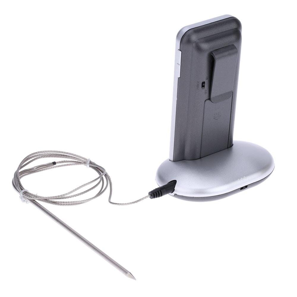 Dijital LCD Uzaktan Kablosuz Barbekü Et Yemek Pişirme Termometresi Mutfak Kullanımı