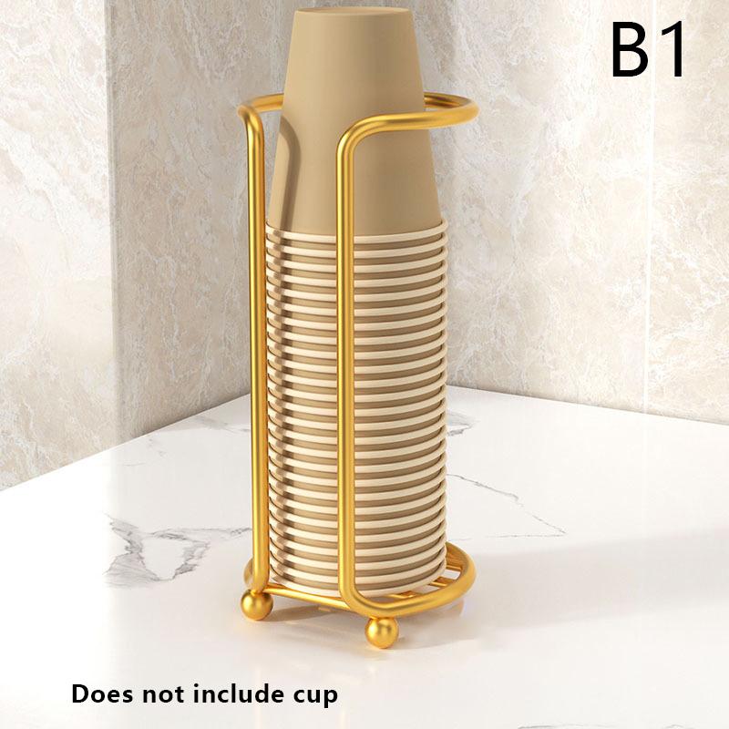 Hjem Multifunksjonell Skrivebordspapirkoppholder, Kjøkken Engangspapirkoppholder, Kaffekoppholder Oppbevaringsstativ