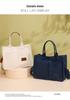 Japanese Minimalist Large-Capacity Crossbody Canvas Backpack & Versatile Tote Handbag.