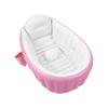 Foldable PVC Infant Bath Tub with Anti Slip Base & Water Level Mark Toddler Travel Bath Ideal for Home Or Outdoor Use