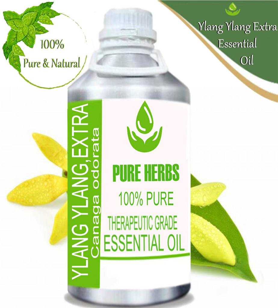 Pure Herbs Ylang Ylang Extra 100% Pure Canaga Odorata Essential Oil UKZA 693