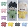 Casual Cotton Doll Clothes T-shirt Set Doll Clothes Outfit Plush Doll Clothes  20cm Cotton Doll