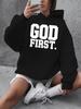 Women'S Hoodie - Party Outfits with Cartoon Patterns And a Relaxed Casual Style, Suitable for an After-Dinner Walk