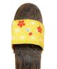 Japanese Burnt Paulownia [KYOETSU] [Kyoetsu] Sandals, Geta, Pattern, Wood, Women's (13, measurement_24_point_5_centimeters)