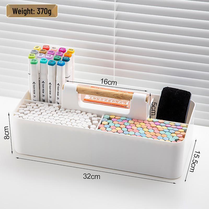 Chalk and Stationery Organizer for Classroom Lectern Desks
