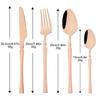 4Pcs Mirror Black Cutlery Set Stainless Steel Flatware Western Knife Fork Spoon Silver Cutlery Kitchen Tableware Set Supplies