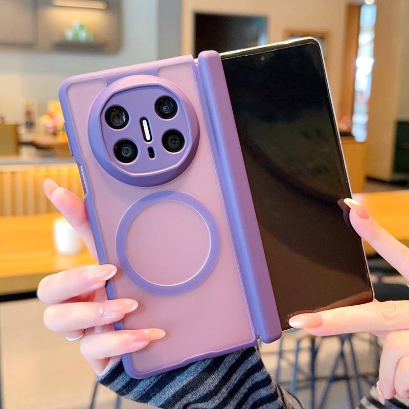 For Huawei Mate X6 X5 X3 Matte Texture Magnetic Foldable Shockproof and Anti-Oxidation Phone Case
