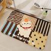 Cartoon Animal Bathroom Mat Non-Slip Absorbent Diatomite Floor Shower Toilet Area Home Use