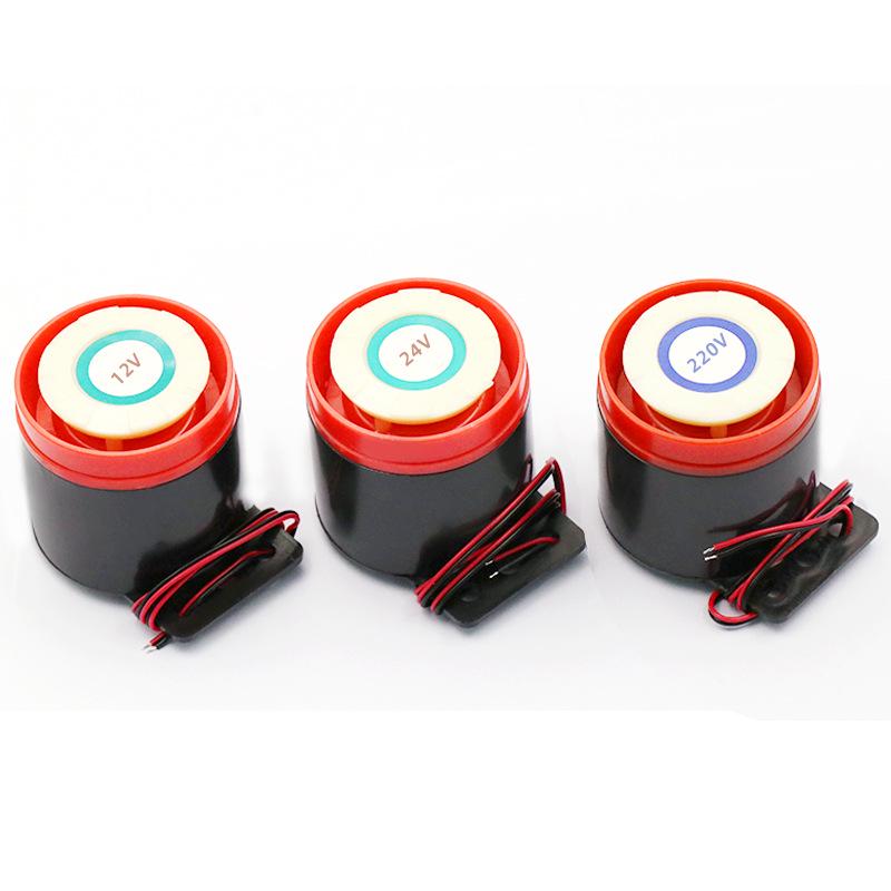 Sirena Allarme Buzzer ad Alto Decibel SFB-55, Segnalatore Acustico DC 6-12V, 12V/24V/220V
