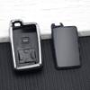 Soft TPU Silvery Car Key Casefor Toyota Alphard Vellfire Previa Estima Isis Noah Voxy 4/5 Buttons Cover Key Chain Protector