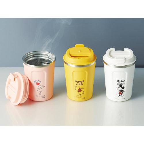 Skater Vacuum Insulated Stainless Steel Coffee Tumbler, 350ml, Disney Mickey Mouse Design, STBC3F-A