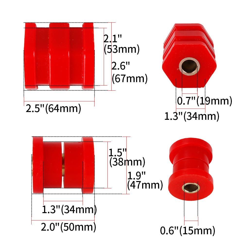 Polyurethane Front Lower Control Arm Bushing for 1996-2000 Honda Civic